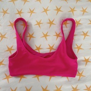 Frankies Pink Ribbed Top